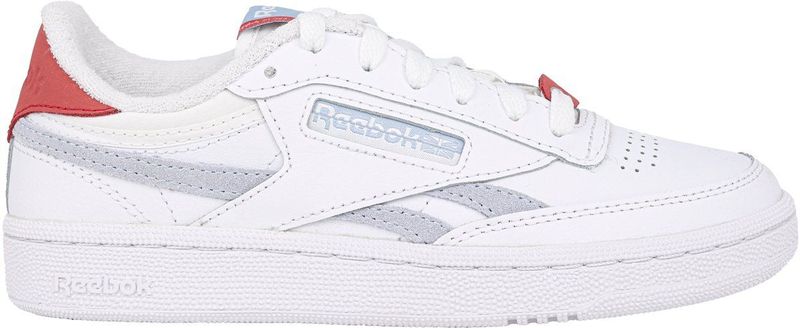 Reebok - Club C Revenge - Dames Sneaker - Roze - Koraal- en Lichtblauwe Accenten