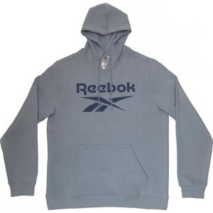 Reebok RI FLC BIG LOGO HOOD - Heren Trui - Blauw