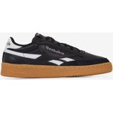Reebok Heren Club C Revenge Vintage sneakers, zwart/wit/Gum, 47 EU, Black White Gum., 47 EU