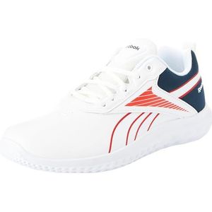 Reebok Rush Runner 5 Syn Sneaker voor jongens, Ftwrwhite Vectornavy Vectorred, 36 EU