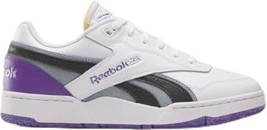 Reebok - BB 4000 II PT - Sneakers - Wit Grijs - Leer Suède