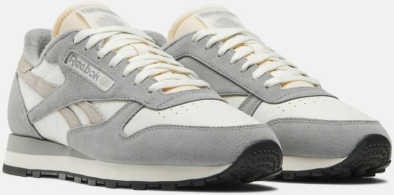 Reebok Classic Leather uniseks-volwassene Sneaker ,CHALK/GREY 3/MOONSTONE ,34.5 EU