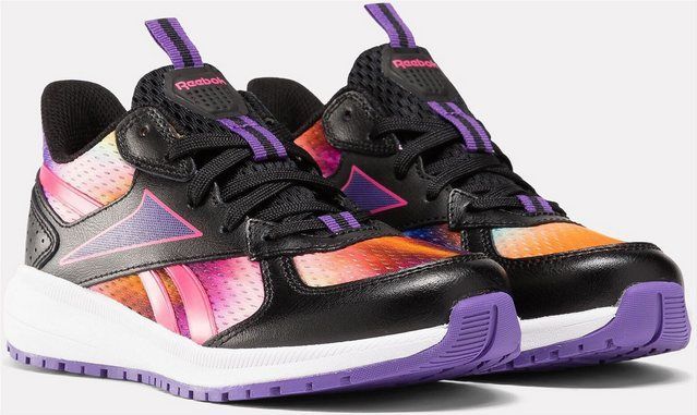 Reebok - Road Supreme 4.0 - Hardloopschoenen - Zwart/Dynamicpurple/Boldpink