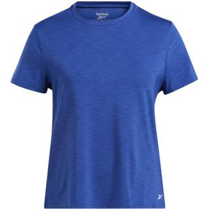Reebok Training - Sportshirt - Blauw - Dames - Korte Mouwen