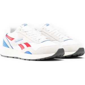 Reebok - GL1100 - Schoenen - Rood - Blauw - Wit - Textiel en Suède