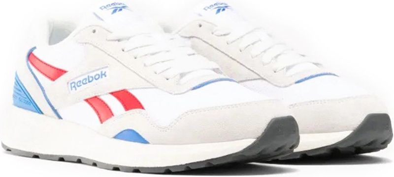 Reebok - GL1100 - Schoenen - Rood - Blauw - Wit - Textiel en Suède