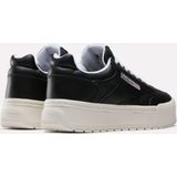 Reebok Uniseks Club C Megacourt sneakers, zwart krijt wit, 34 EU