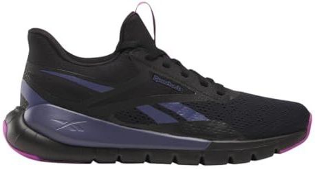 Reebok Dames Flex Trainer Sneaker, Black/Twilight Purple/Purple Rave, 35 EU, Black Twilight Purple Rave, 35 EU