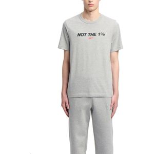 Reebok - T-shirt - Lichtgrijs - Heren - Katoen