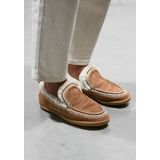 LAIDBACKLONDON Jude Slipper - Instappers - Cognac - Suède