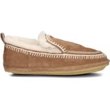 LAIDBACKLONDON Jude Slipper - Instappers - Cognac - Suède