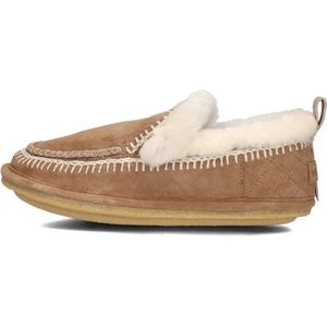 LAIDBACKLONDON Jude Slipper - Instappers - Cognac - Suède