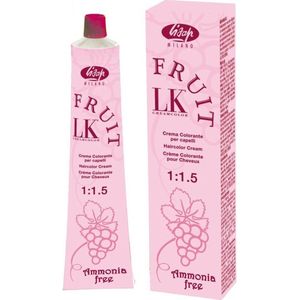 Lisap LK Fruit Cream Color Ammonia free Kleuring haarkleur permanent 100ml - 09/07 Very Light Natural Beige Blonde / Lichtblond Natur Beige