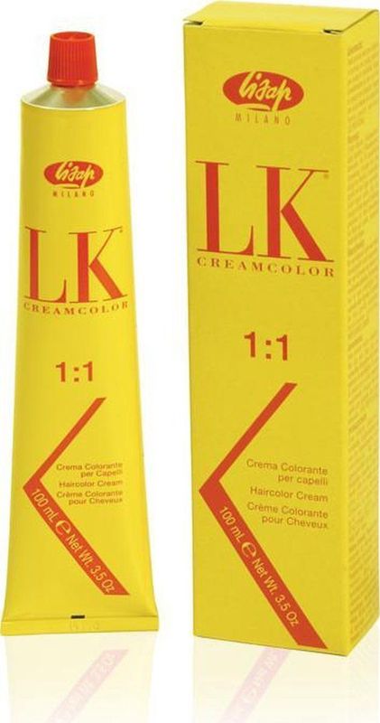 Lisap LK Crèmekleur Haarkleur crème permanente kleuring kleurselectie 100ml - 06/76 AA Curry / Curry / Curry