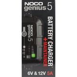 Genius - Genius5EU - Acculader - Zwart - Voor Loodaccu's en Lithium-ion