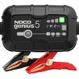 Genius - Genius5EU - Acculader - Zwart - Voor Loodaccu's en Lithium-ion