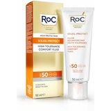 Zonnebrandcrème Roc High Tolerance Gevoelige huid SPF 50 (50 ml)