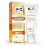 Zonnebrandcrème Roc High Tolerance Gevoelige huid SPF 50 (50 ml)