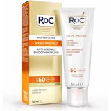 RoC - Soleil Protexion+ - Anti Wrinkle Smoothing Fluid - SPF 50 - 50 ml