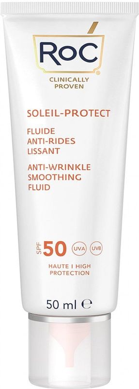 RoC - Soleil Protexion+ - Anti Wrinkle Smoothing Fluid - SPF 50 - 50 ml