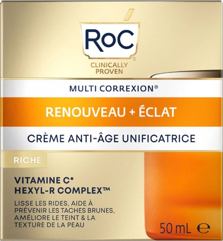 RoC - Multi Correx.revive+glow A/age Cr - 50ml - Gezichtscrème
