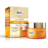 ROC - Revive + Glow Gezichtscrème - 50ml - Verbetert Huidtextuur en -tint