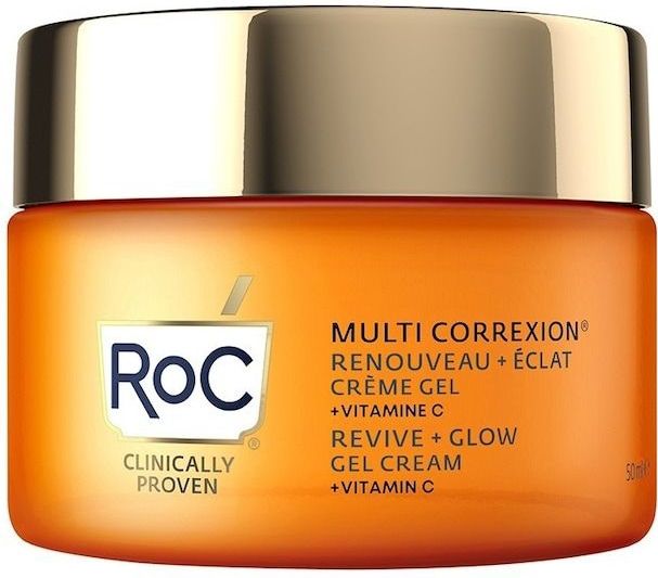 ROC - Revive + Glow Gezichtscrème - 50ml - Verbetert Huidtextuur en -tint