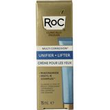 RoC - MULTI CORREXION® Even Tone + Lift Oogcrème - 15 ml - Hydraterend