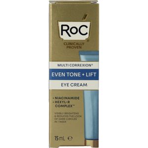 RoC - MULTI CORREXION® Even Tone + Lift Oogcrème - 15 ml - Hydraterend