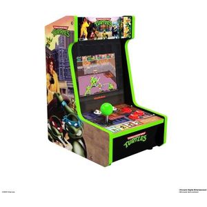 Arcade1Up - Teenage Mutant Ninja Turtles Countercade - Spelcomputer - Compact - Inclusief Twee Spellen