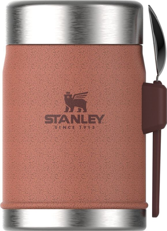 Stanley The Legendary Food Jar + Spork 0.4L Thermosfles Hammertone Clay