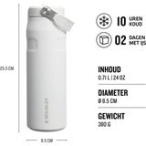 Stanley - Flip Straw 2.0 - Thermosfles - Roestvrij Staal - 0,7 L