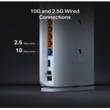 TP-Link - Archer BE450 - Router - Zwart - Dual-Band - WiFi 7