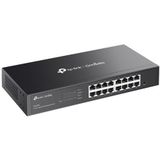 TP-Link - Omada ES216G - Managed Switch - Zwart - L2 - 16 Gigabit Ethernet-poorten