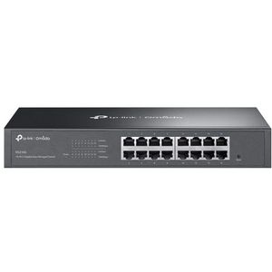 TP-Link - Omada ES216G - Managed Switch - Zwart - L2 - 16 Gigabit Ethernet-poorten