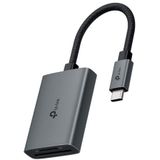 TP-Link UA430C geheugenkaartlezer USB 3.2 Gen 1 (3.1 Gen 1) Type-C Grijs