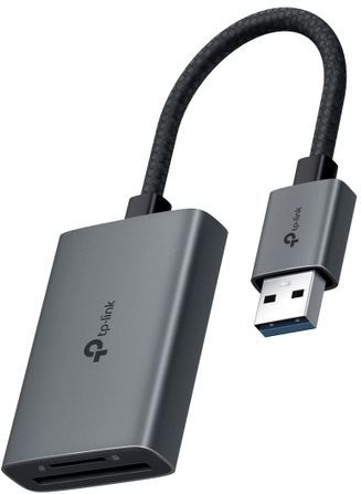 TP-Link - UC430 V1 - USB Type-A naar SD&TF 3.0 - Grijs - Geheugenkaartlezer