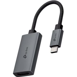 TP-Link UA520C USB C naar HDMI-kabel, 4K 60Hz, gevlochten kabel, 10 cm lang, plug & play, ondersteunt macOS, Windows, iPadOS, iOS, Android, Linux en Chrome OS