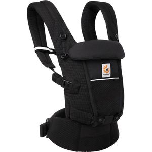 Ergobaby Draagzak Adapt - Soft Touch Cotton - Onyx Black