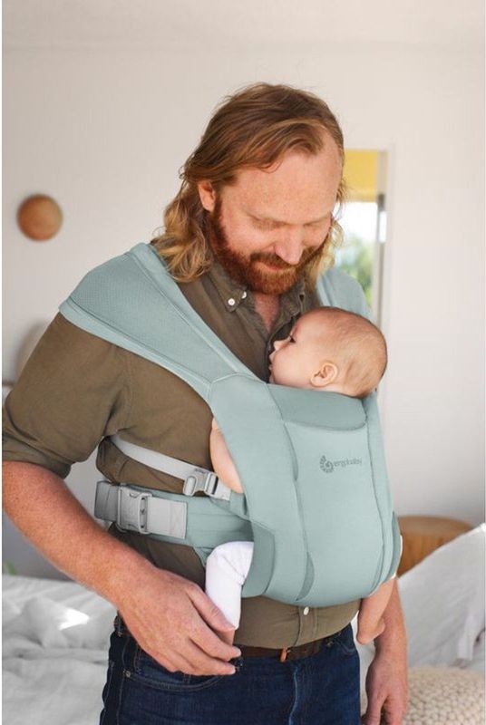 Ergobaby Embrace Soft Air Mesh Sage - draagzak baby