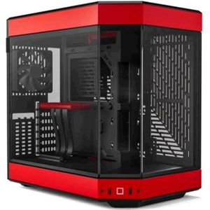 ATX Semi-tower Box Hyte Y60 Red Black/Red