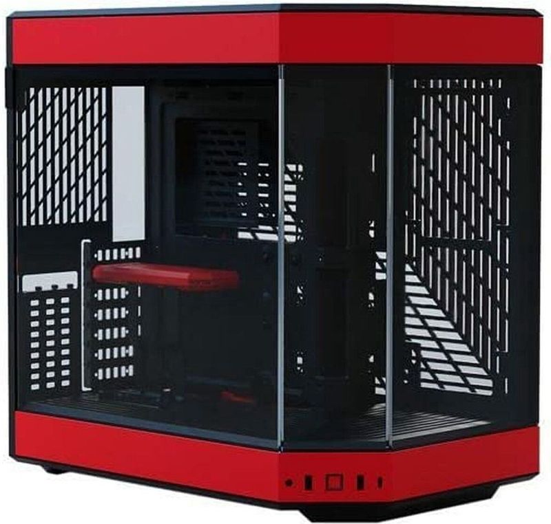 ATX Semi-tower Box Hyte Y60 Red Black/Red