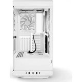 Hyte - Y40 - PC Behuizing - Wit - 2-delige Constructie - Panoramisch Glas