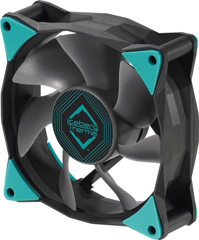 Iceberg Thermal - IceGALE - Computer Case Fan - 8 cm - Zwart - 1 stuk