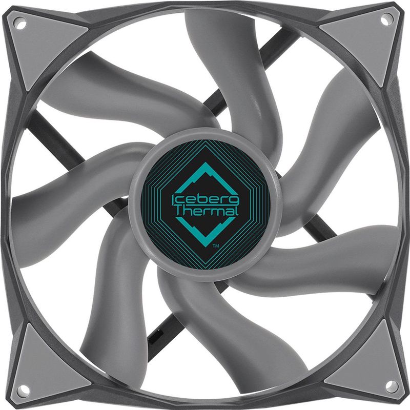 Iceberg Thermal - IceGALE - Computer Case Fan - Grijs - 14 cm - 1 stuk