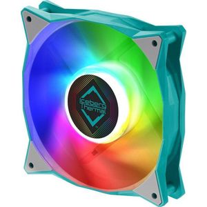 Iceberg - Thermal IceGALE ARGB - Computer Case Fan - Turquoise - 12 cm - 1 stuk
