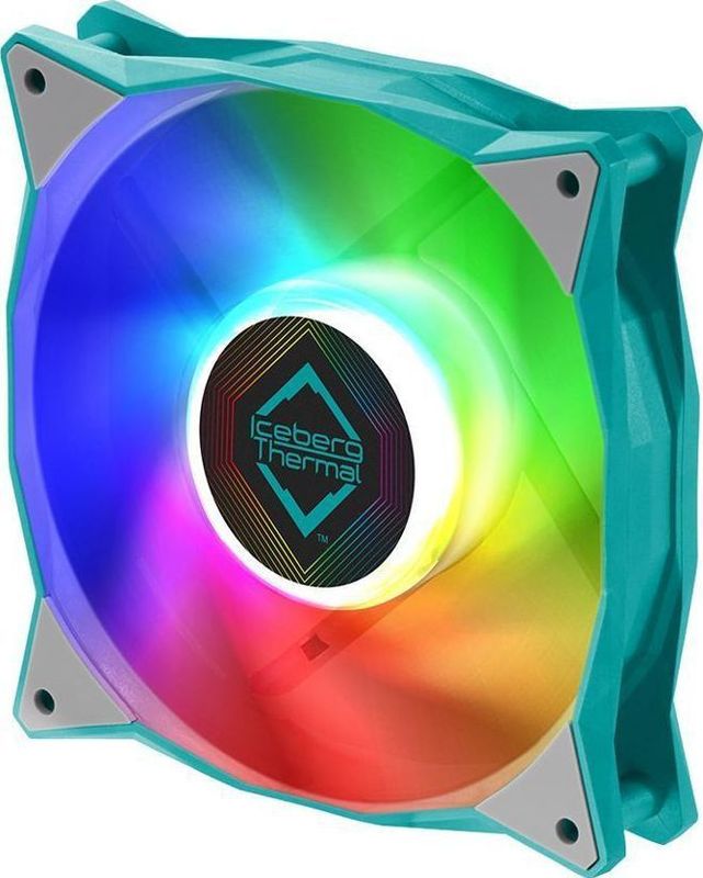 Iceberg - Thermal IceGALE ARGB - Computer Case Fan - Turquoise - 12 cm - 1 stuk