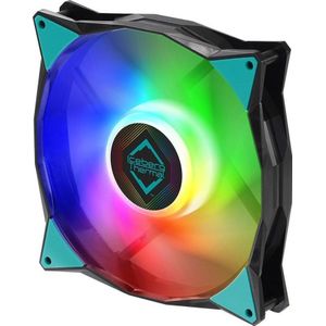 Iceberg - IceGALE - Computer Case Fan - Zwart - 14 cm, 500-1600 tpm, 36 dB, LED Verlichting