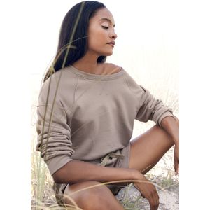 Lascana - Sweatshirt Loungeshirt - Katoen - Biologisch - Loungewear