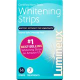 Lumineux Teeth Whitening Strips - 14 Strips - Tanden Bleekstrips zonder Peroxide (0%) - 100% Natuurlijke Ingrediënten - Tandenbleekset